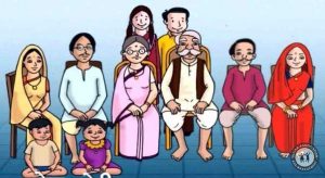 A-typical-3-Generation-Indian-Hindu-Family